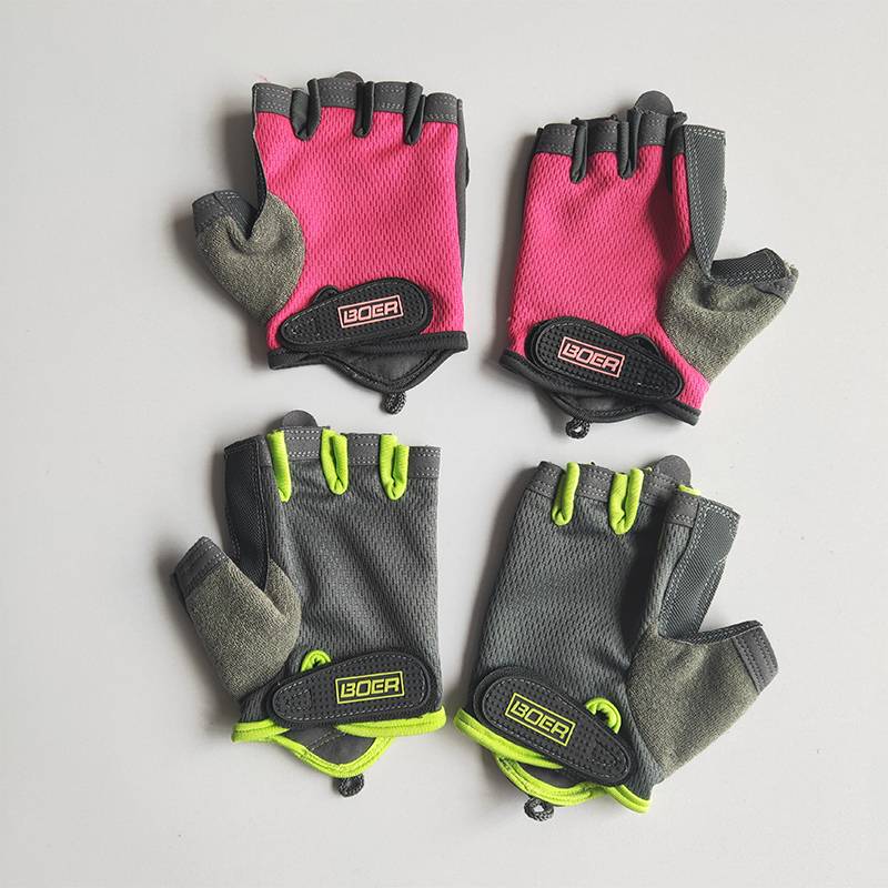 Fitness gloves sports men's and women's anti -sliding wrist protection half finger dumbbell equipment training dynamic bicycle outdoor riding climbing climbing