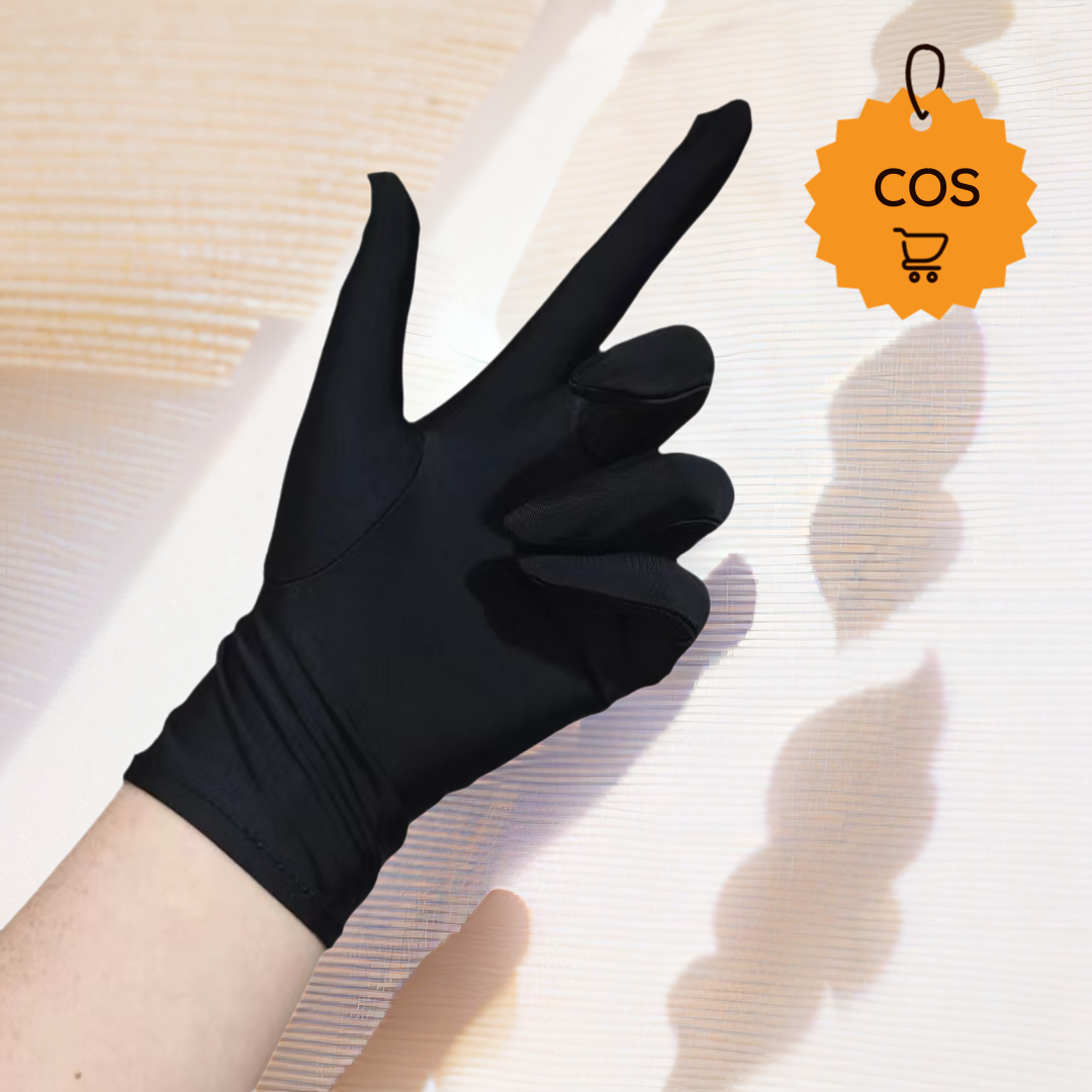 Etiquette luxury appraisal can touch screen glove jewelry jewelry with gloves COS two -dimensional teacher student gloves