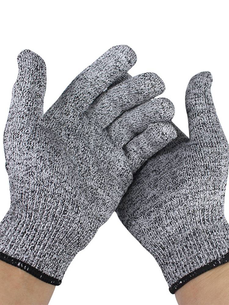 Scratch gloves, five fingers for stabbing