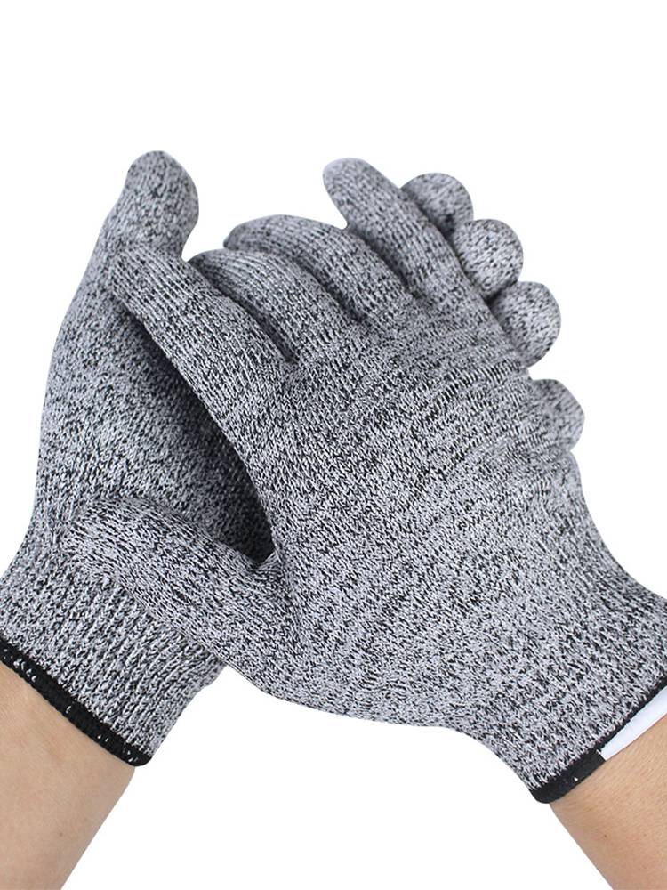 Scratch gloves, five fingers for stabbing