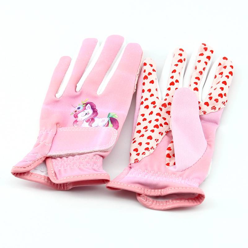 Children's equestrian gloves 2-6 years old horse riding equipment silicone anti-slip and wear-resistant glove Gloves men and girls are breathable and durable