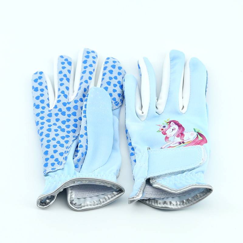 Children's equestrian gloves 2-6 years old horse riding equipment silicone anti-slip and wear-resistant glove Gloves men and girls are breathable and durable