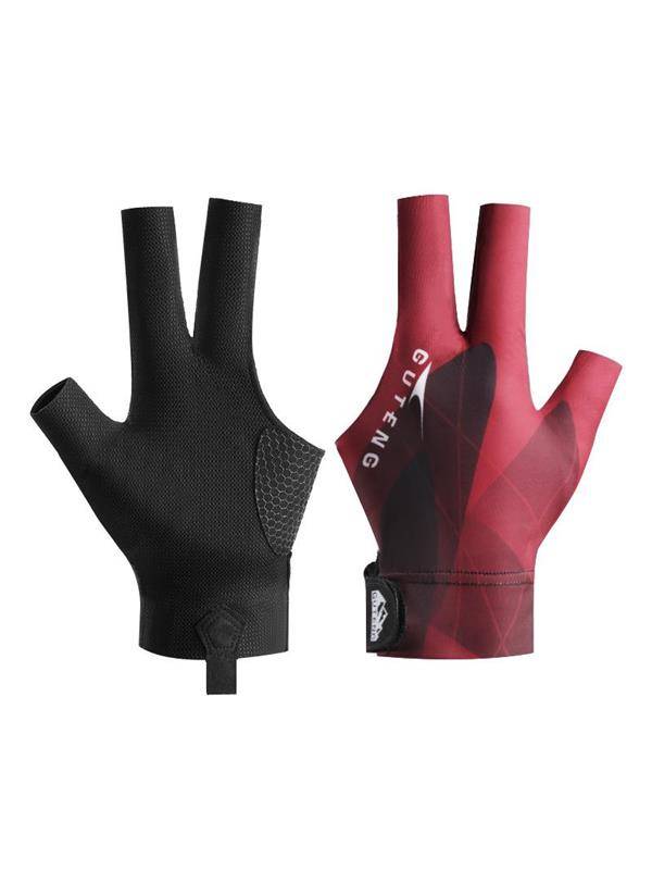 Billiards glove men's three -finger thin -breathable professional high -end anti -slip Snooker table ball exposed desktop glove women