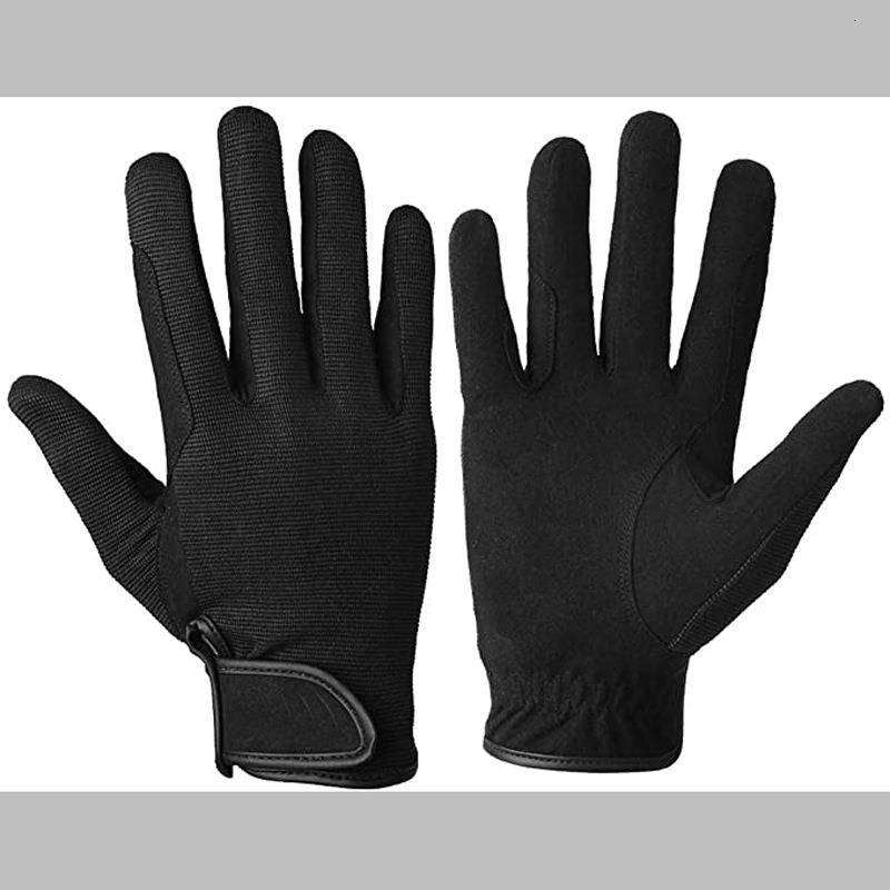 Men and girls riding glove wear -resistant anti -slip equestrian gloves professional horse racing bicycle cycling full finger gloves