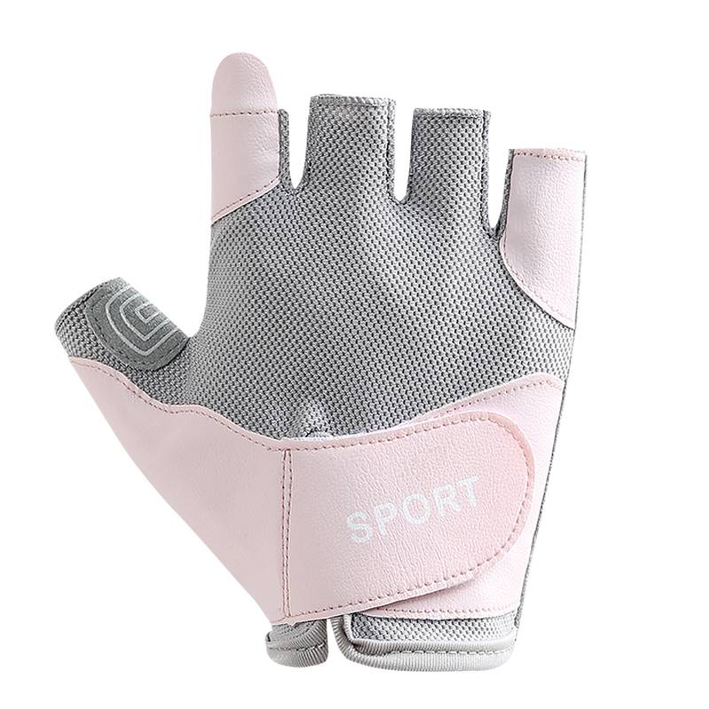 Fitness glove women's equipment single bar care hand -made anti -slip bodies to prevent cocoon riding motion half -finger semi -shock absorption major