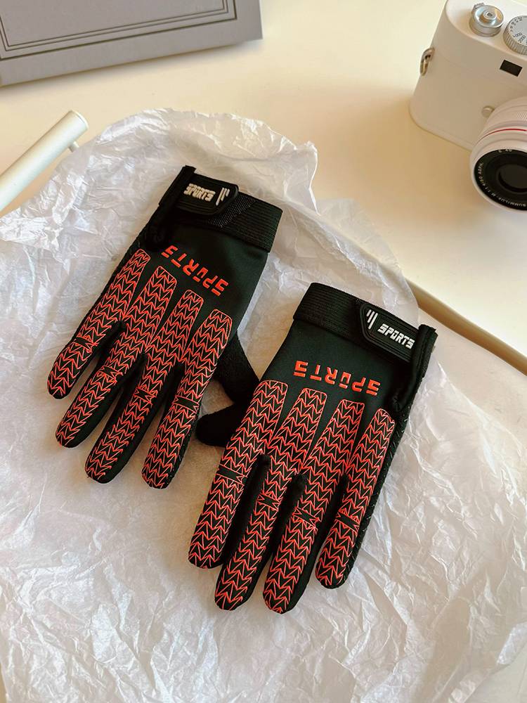 Ice Silk sunscreen gloves spring and summer female boys and children thin all refers to outdoor sports cycling non -skid riding bicycles