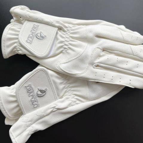 Horse gloves, horse gloves, white game gloves, smooth and smooth, adult and child horseware