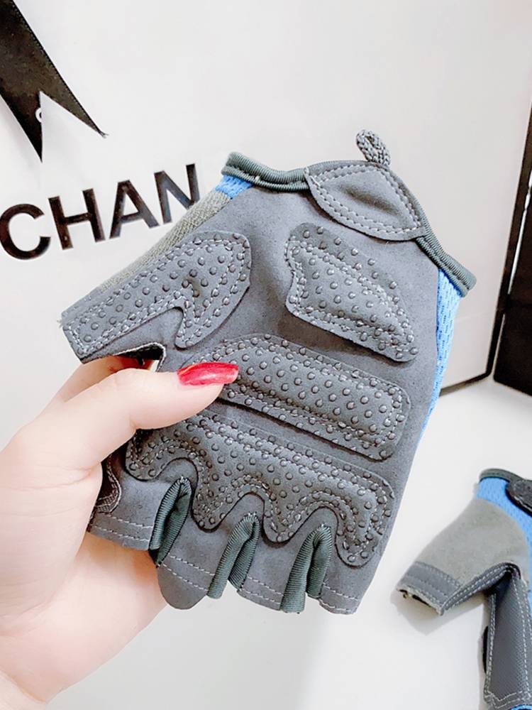 Fitness semi -finger gloves sports female men's summer thin defense cocoon wear -resistant equipment training yoga cycling cycling
