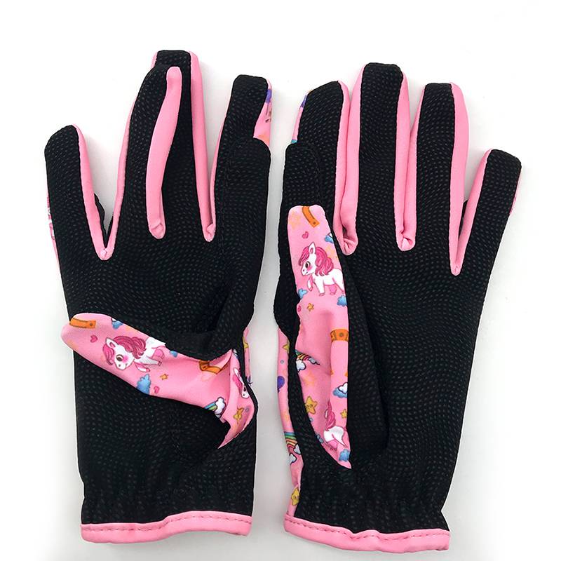 Children's special equestrian glove girls ride training competition wear -resistant professional equestrian equipment boys non -slip gloves