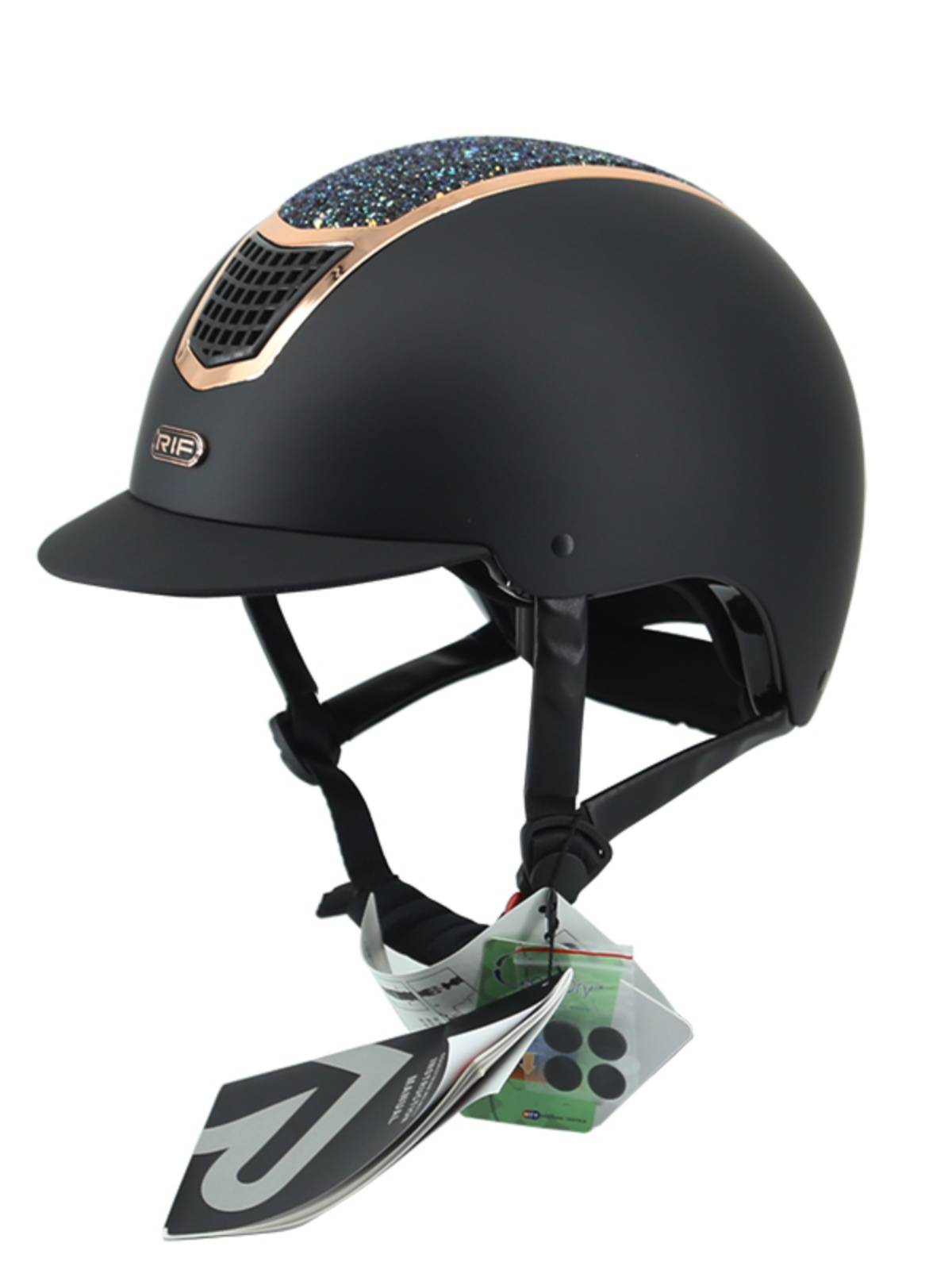 RIF helmet breathable riding helmet Children and men and women can adjust equestrian helmet professional protection horse riding equipment