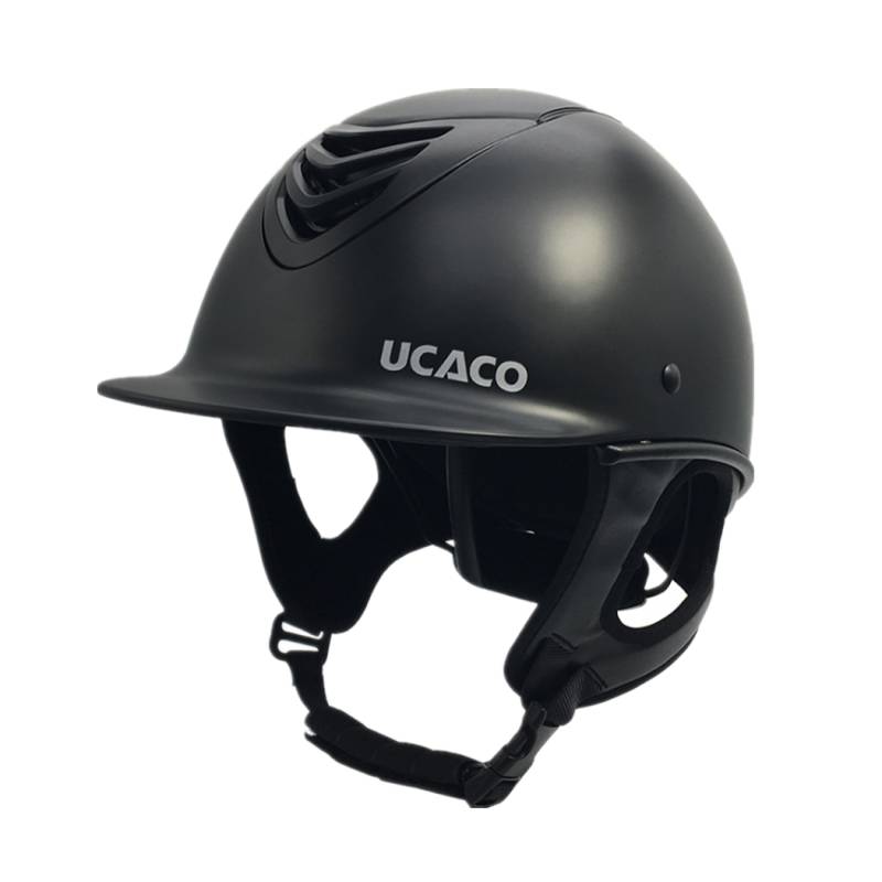 Horsecraft gearing helmets, male and female safety helmets, black sizes to regulate knight hat mail