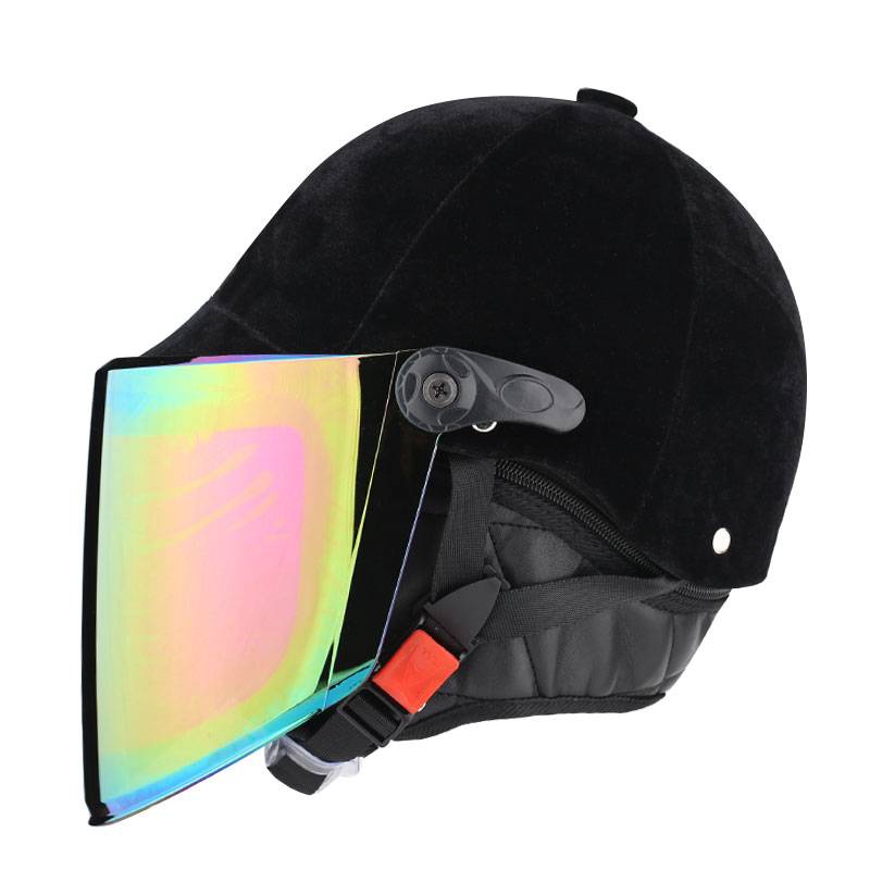 Vented Equestrian electric car helmet men and women universal sunscreen Summer hooded cap battery car sunscreen waterproof personality helmet