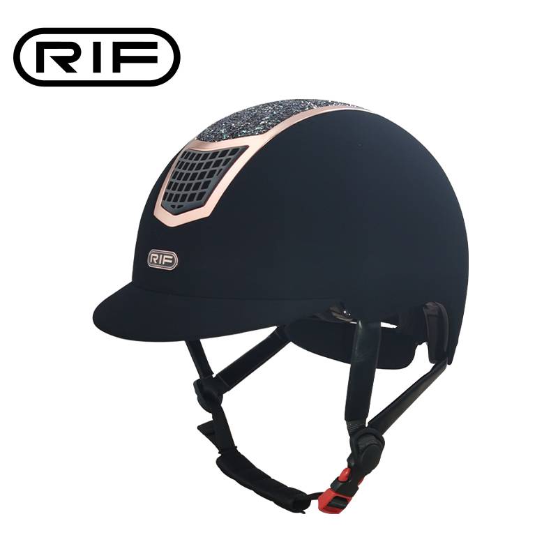 RIF Equestrian helmet riding helmet Children's adult equestrian disorder helmet big hat big brim helmet EU security certification