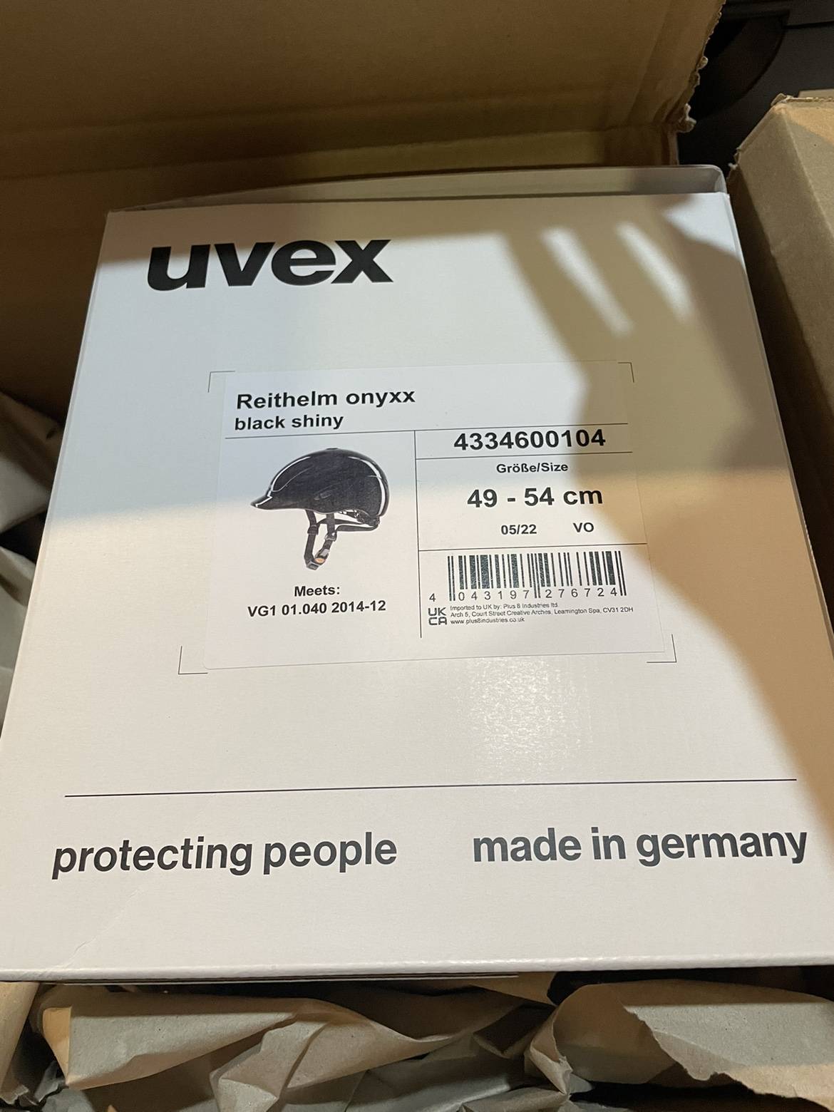 New Store special offer Germany imported UVEX children's equestrian helmet ONYXX Shiny VG1
