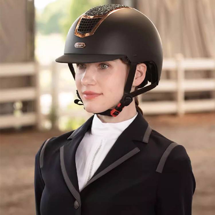 RIF Equestrian helmet men and women fashion big hat brim children's horse riding training competition helmet horses hormone helmets