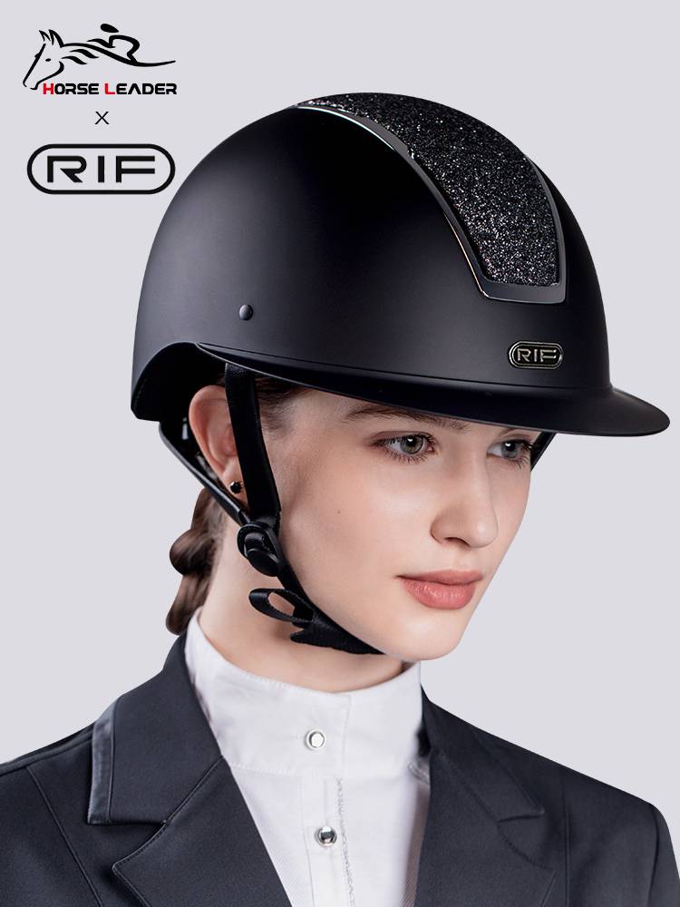 RIF Equestrian helmet EU certified child can adjust the horse riding hat