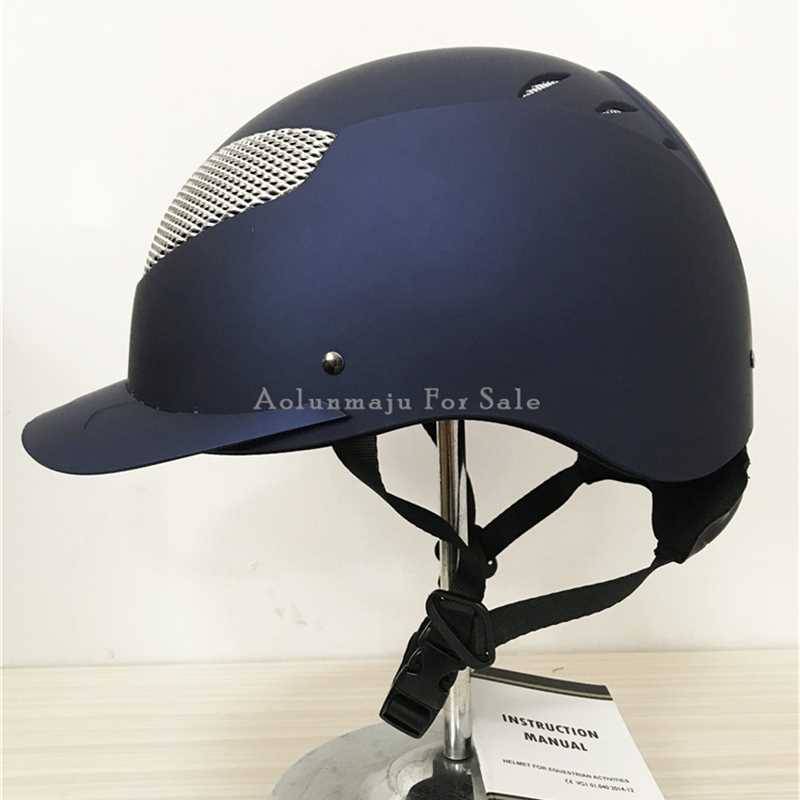 Children's Equestrian helmet Olunma Pacific Equestrian supplies Knight Equipment British Horse Horse Hats High -Disable Safety Equestrian Helmet