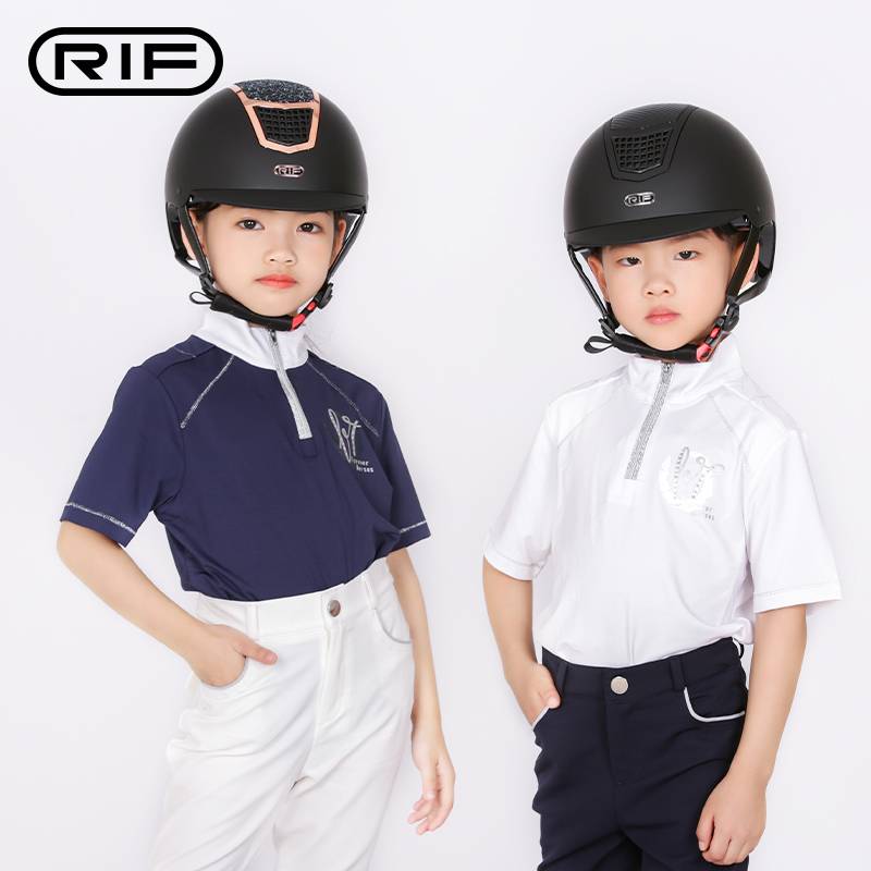 RIF helmet adjustable equestrian youth men and women aquatiles of breathable horse riding professional protection equipment helmet