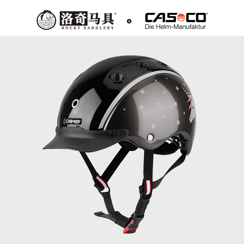 Germany Casco-Nori Children's Equestrian Helmet Bright Cartoon Cartoon Mid-Corporal Beast Rockma Horse 8101031