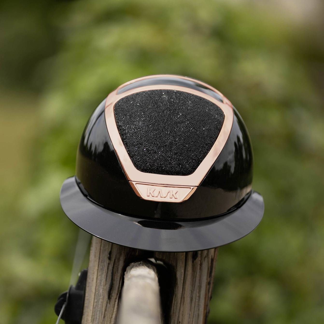 Italian kask equestrian crystal big hat, brim helmet STAR LADY PURE SHINE