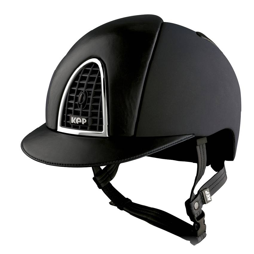 One Nengma horses Italian KEP Equestrian helmet riding white black brown front and rear leather men and children