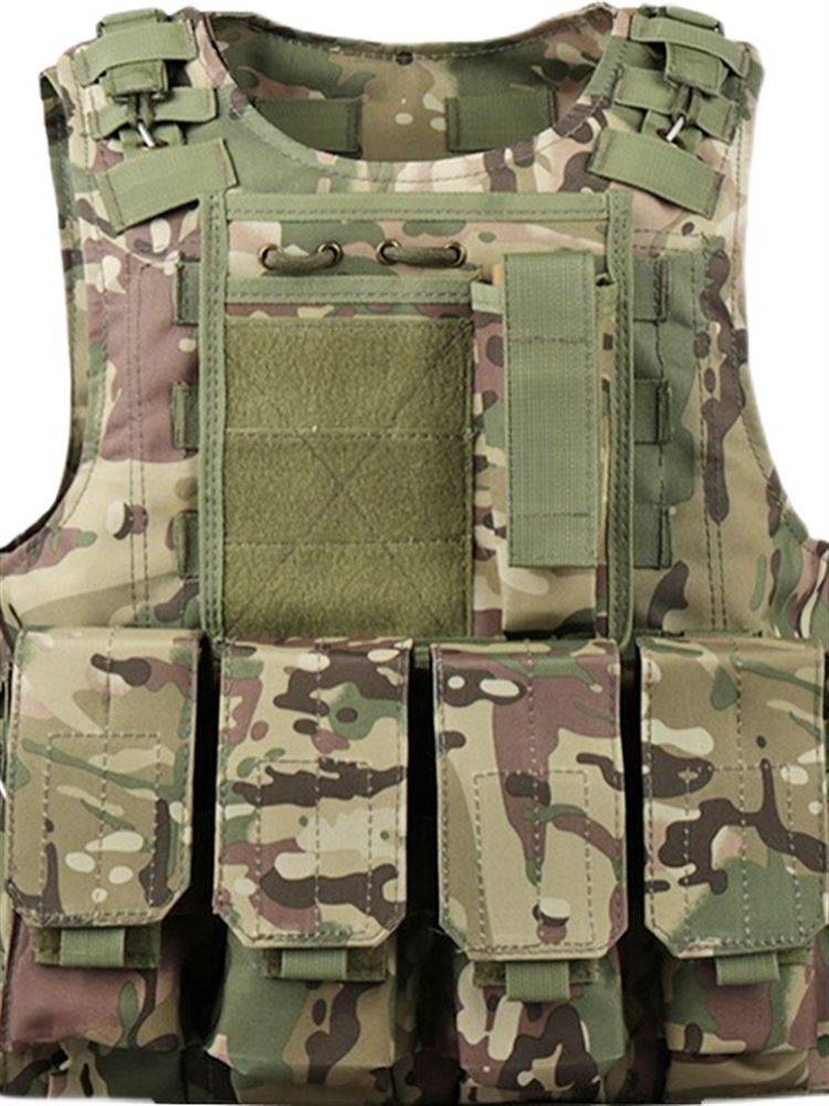 Children's tactical vest special forces helmets outdoor CS third -level camouflage vest set Equipped chicken helmet