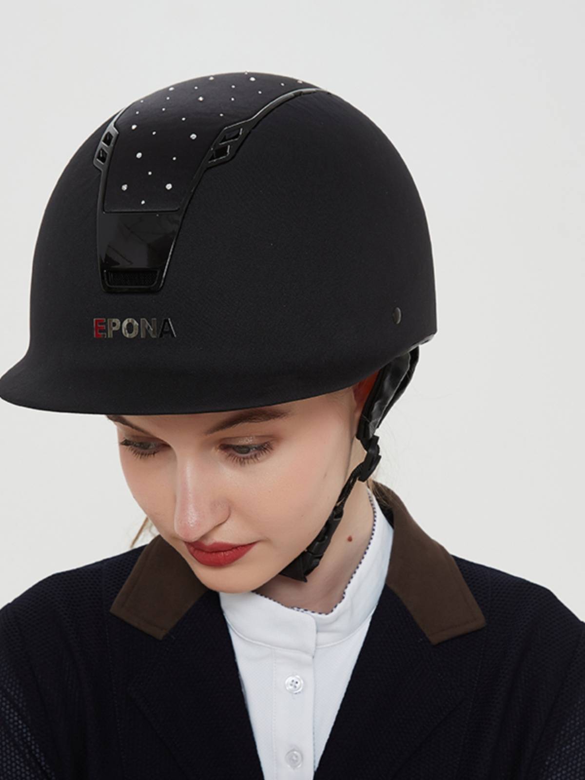 Epona men's and women's same children's horse hat Swarovski crystal equestrian helmet safety protection equestrian sports