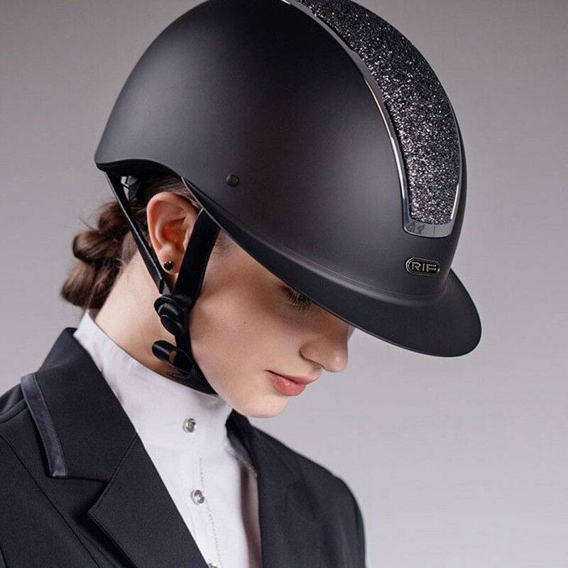 RIF Equestrian helmet riding helmet helmet carrier -riding a knight riding a horse -breathable can be adjusted EU certification big brim