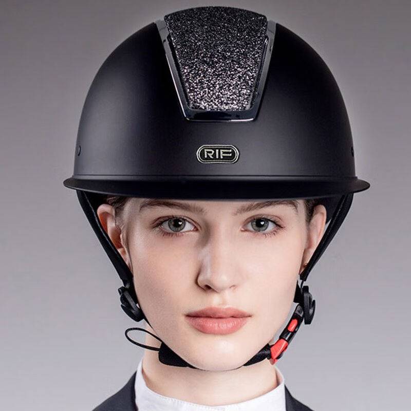 RIF Equestrian helmet riding helmet helmet carrier -riding a knight riding a horse -breathable can be adjusted EU certification big brim