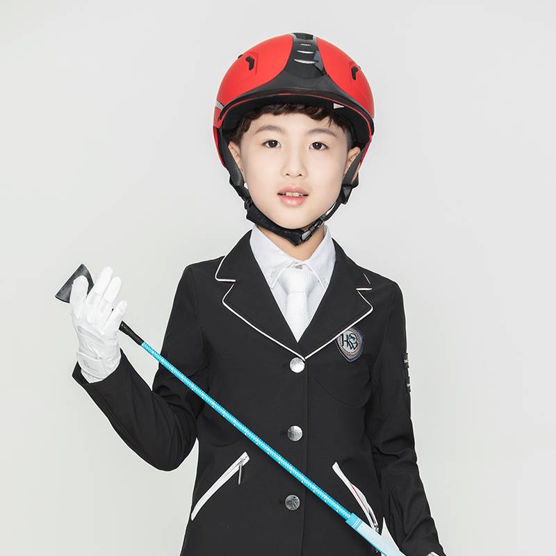 Children's equestrian helmet Eight -foot dragon obstacle equestrian helmets men and women riding helmets are safe and adjustable to adjust 3 colors