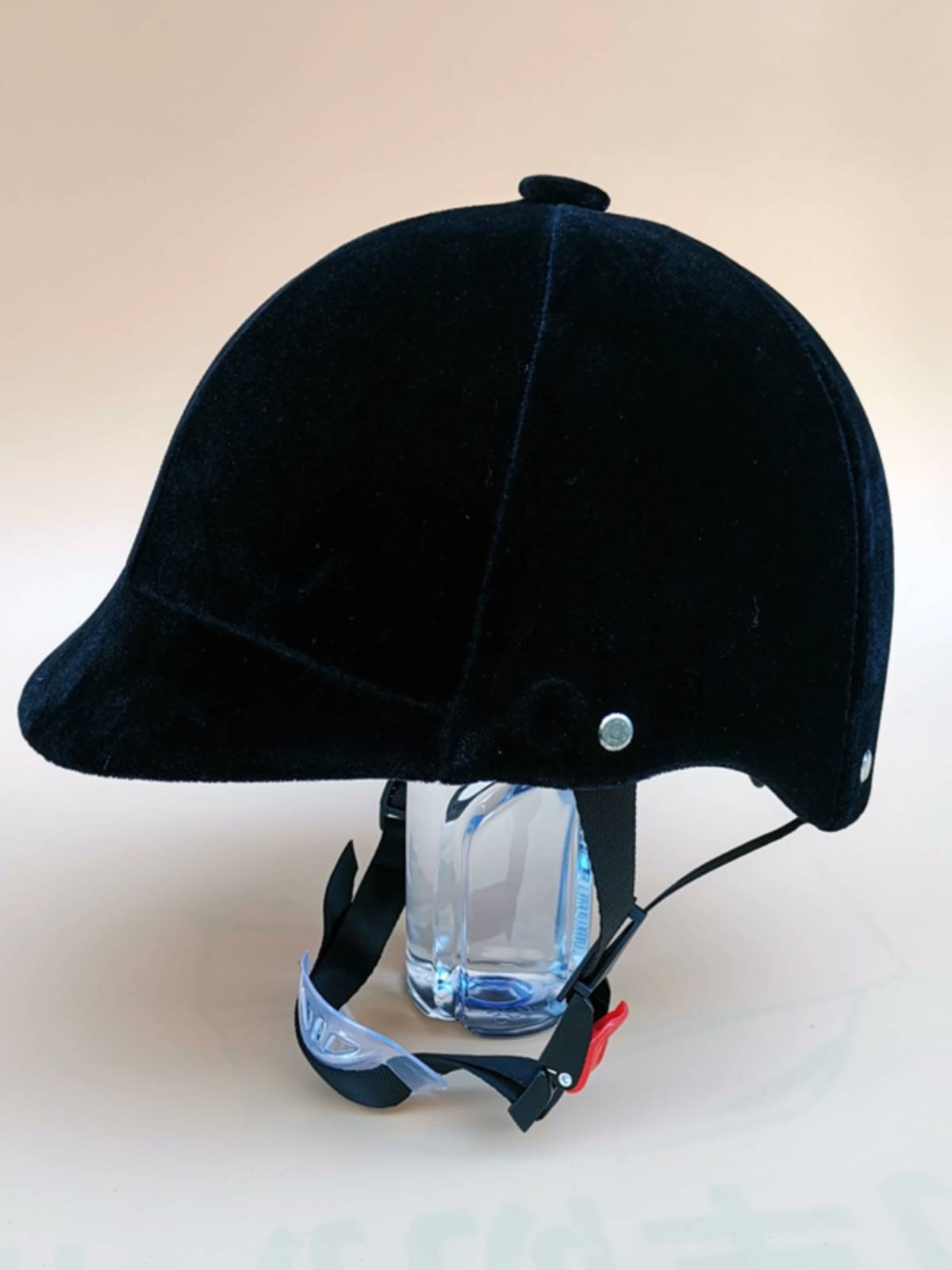 Horse helmets on horse velvet