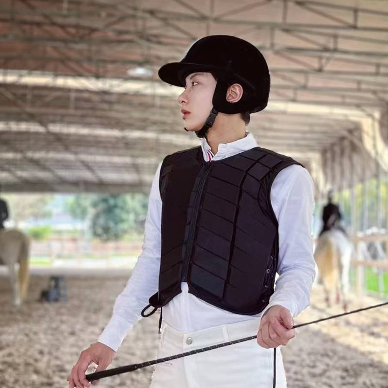 Professional equestrian supplies riding half helmet Summer men's and female knights training race race horses hood