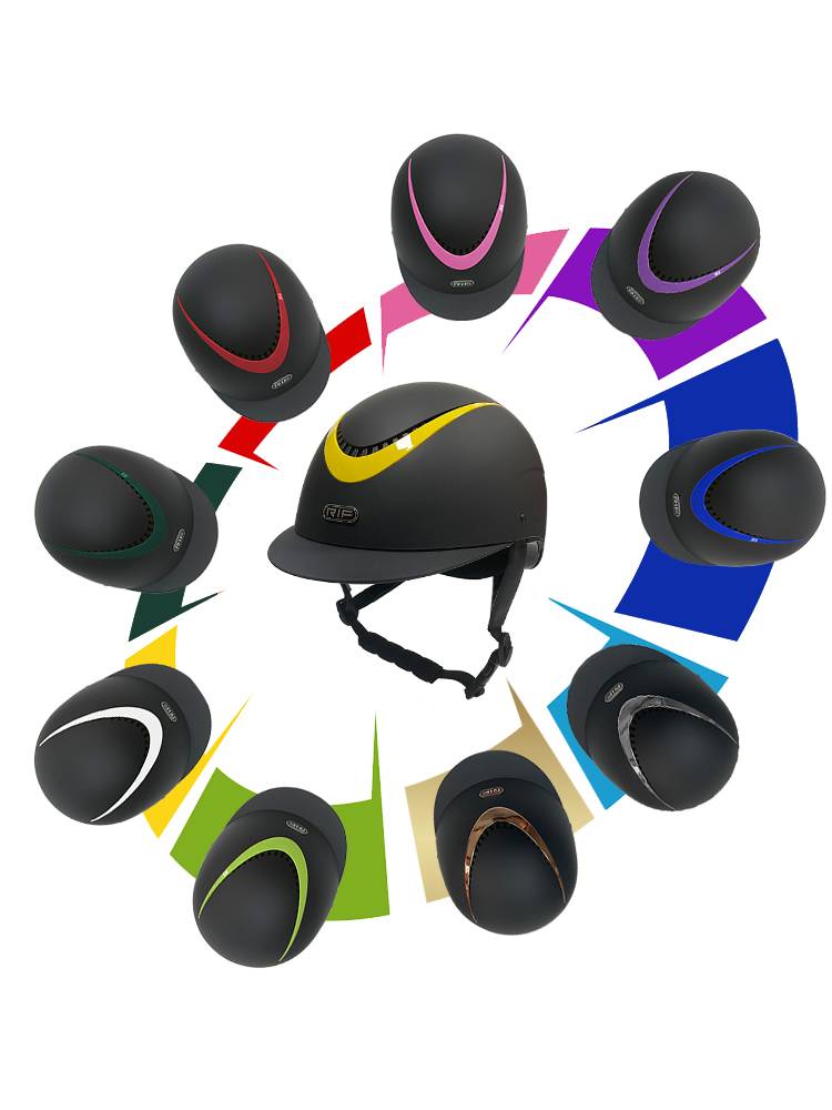 RIF Equestrian helmet female riding helmet Children's equestrian disorder helmet safe and breathable equestrian equipment multi -color
