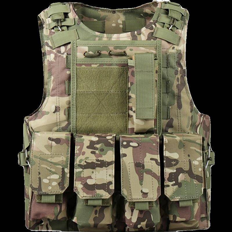 Children's tactical vest helmet face mask real -life CS special soldiers fighter boy bulletproof back clothes equipment