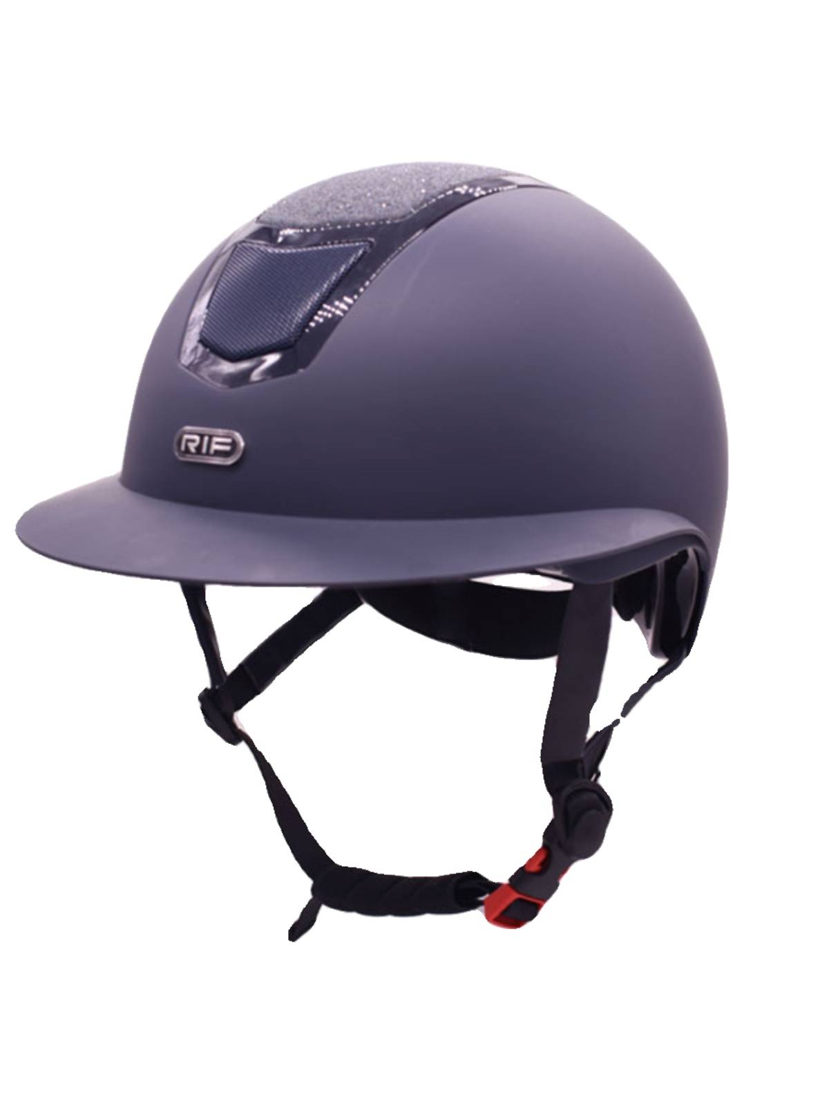 RIF professional equestrian helmet blue star diamond -breathable European standard equestrian helmet helmet can regulate male and female adults