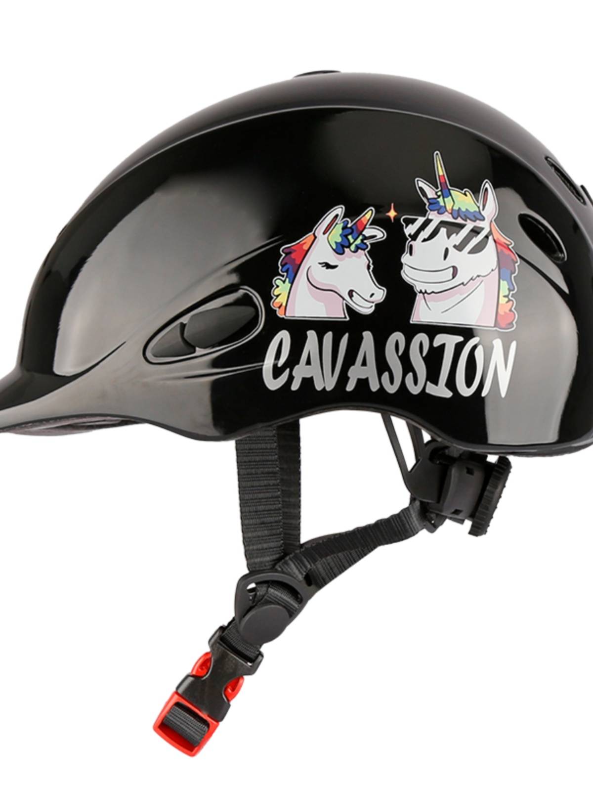 Children's Equestrian helmet CavaSSION Unicorn unicorn breathable can regulate 8101008