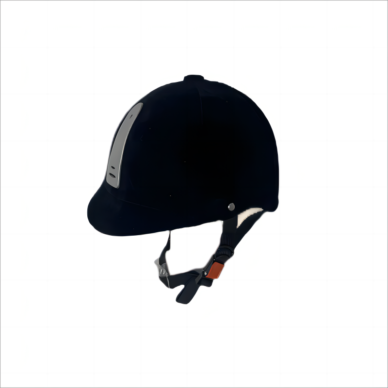 A horse riding a horse helmet motor vehicle to protect the outdoors from UV velvet filaments in the autumn and summer and half a helmet