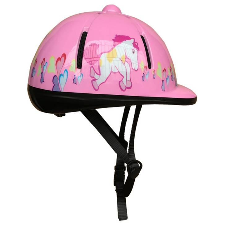 Cartoon Pony Print Equestrian helmet can adjust children's colorful horse riding hat horses products knight equipment