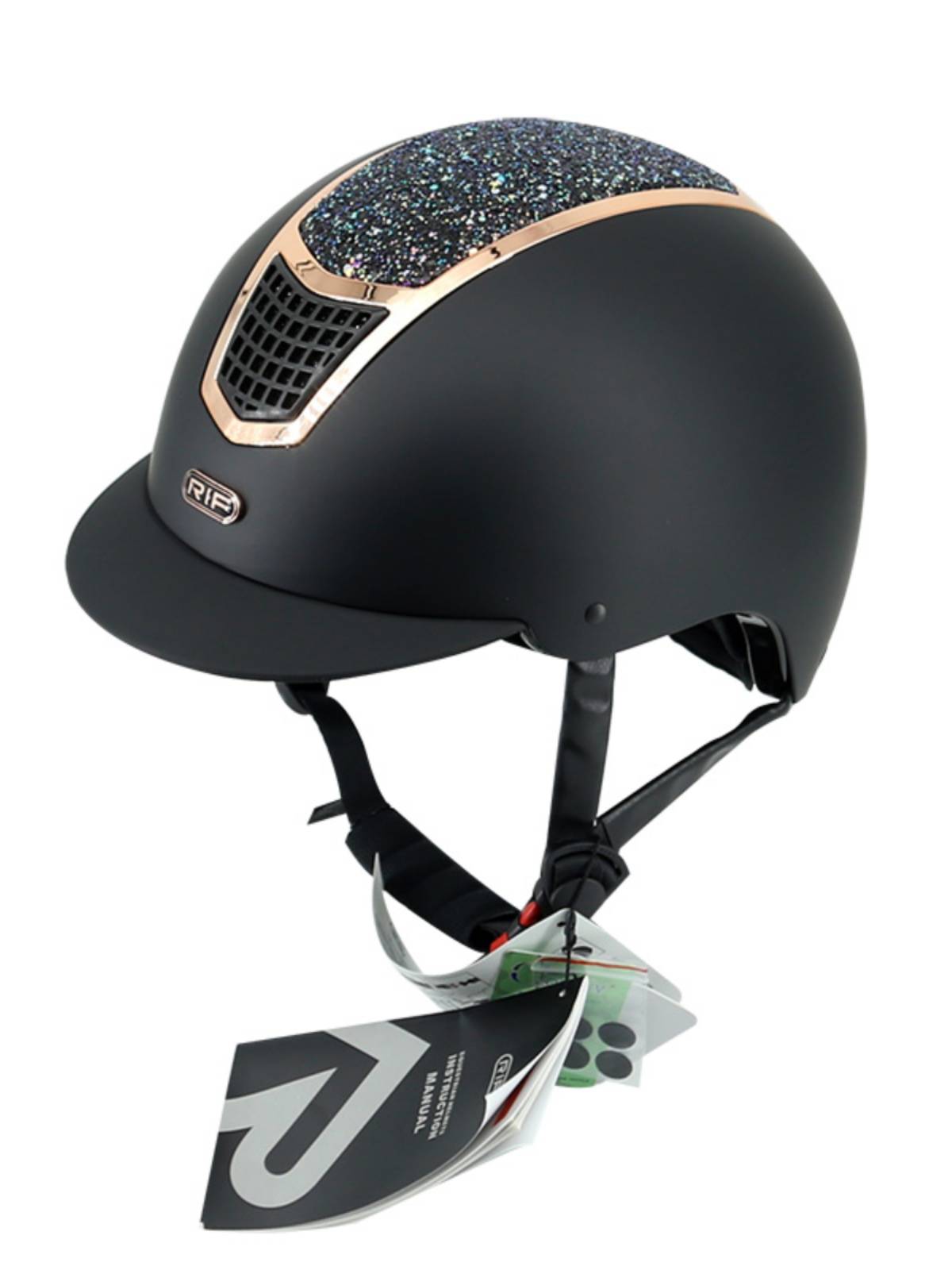RIF helmet adjustable equestrian youth men and women aquatiles of breathable horse riding professional protection equipment helmet