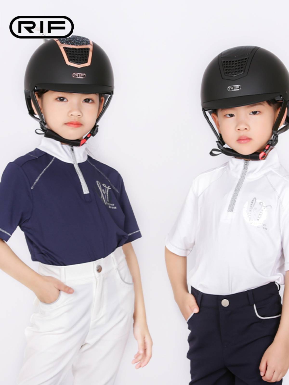RIF helmet adjustable equestrian youth men and women aquatiles of breathable horse riding professional protection equipment helmet
