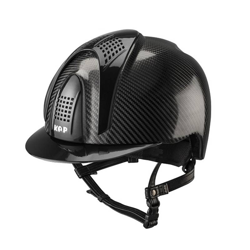 Italian KEP Black Carbon Fiber Horse Horse Helmet Harlin Equestrian Character Race Riding Helmet Cavaliers Heart helmet