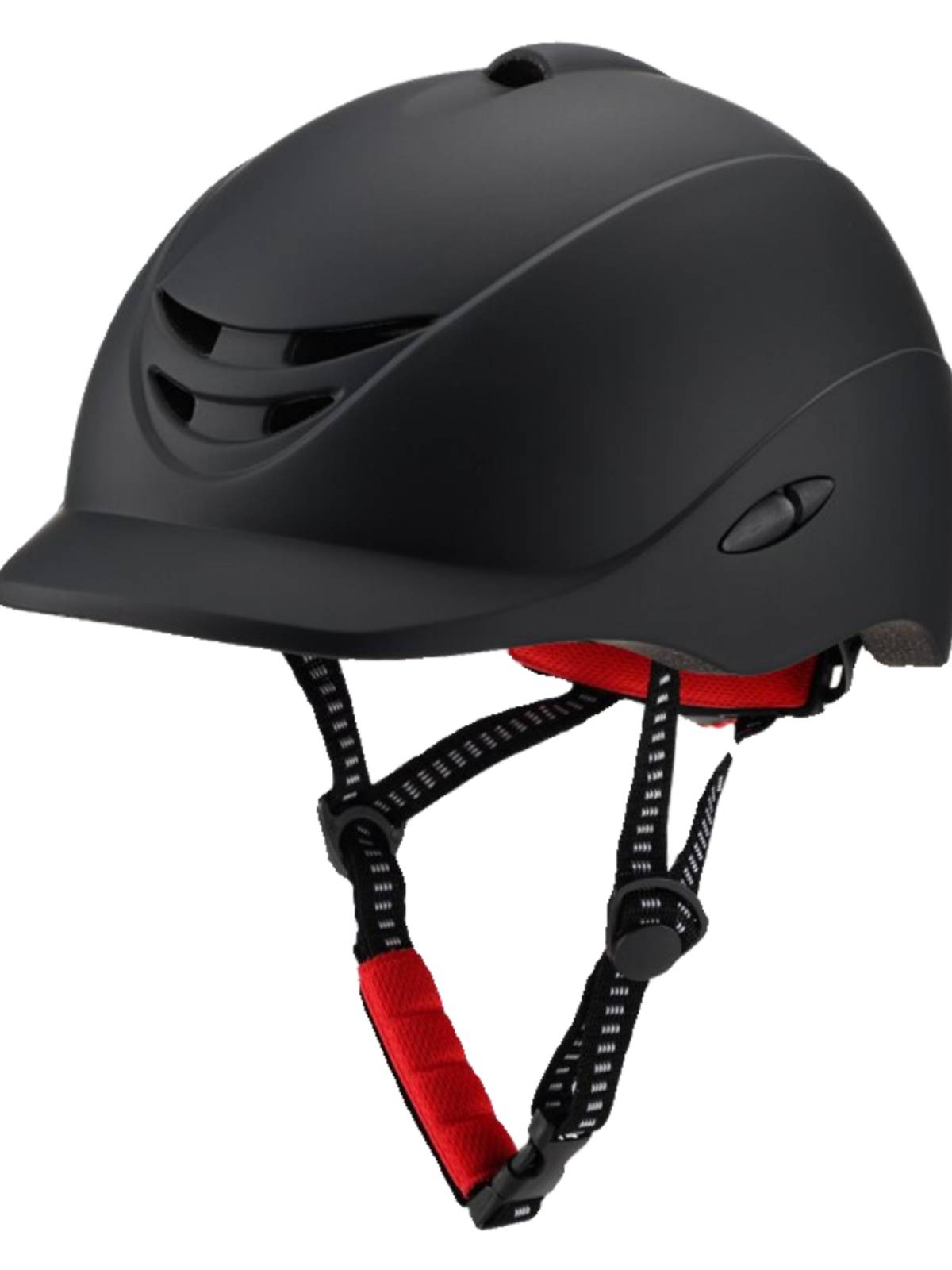 Horse helmets, men and women riding with a cap, training in crash safety helmets to air-resort hats