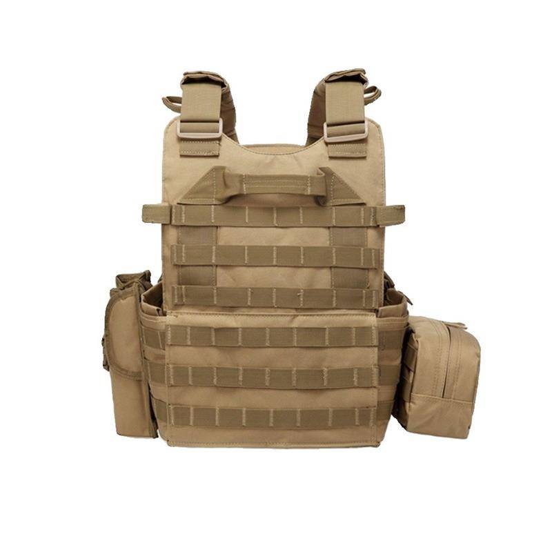 Children's tactical vest fighting vest live chicken three -level armor helmet toy anti -bullet jacket set boys gift