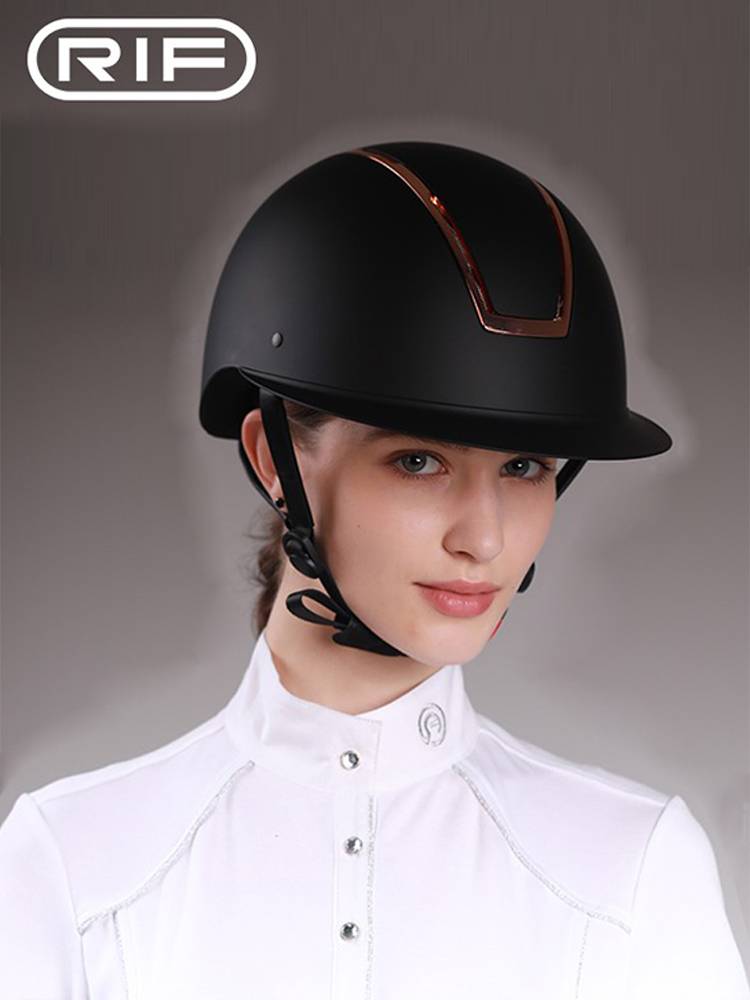 RIF Equestrian helmet Rose Gold Knight Hat Horse Horse Equipment Men and Women's Merchants Horse Riding helmet