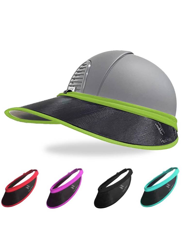 Hello Horse Equestrian helmet sunscreen hats sunscreen brimfang anti -ultraviolet anti -UV anti -UV summer covers face blocked