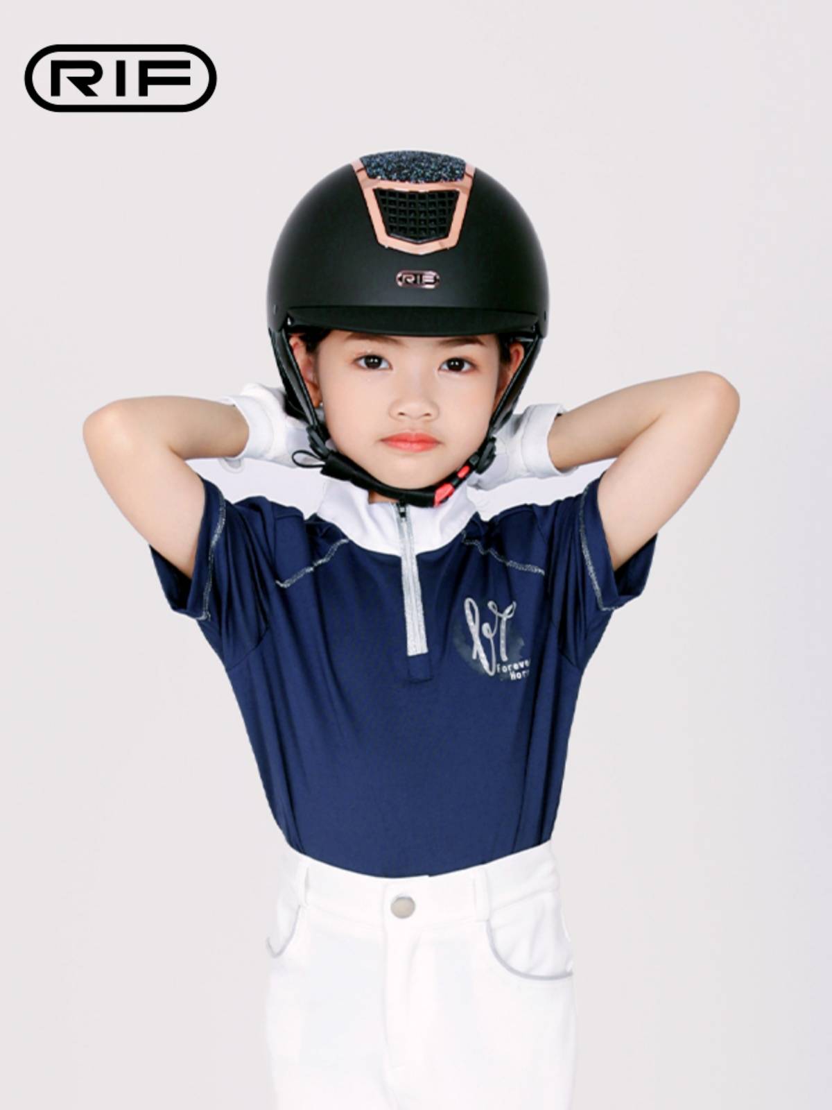 RIF helmet adjustable equestrian youth men and women aquatiles of breathable horse riding professional protection equipment helmet