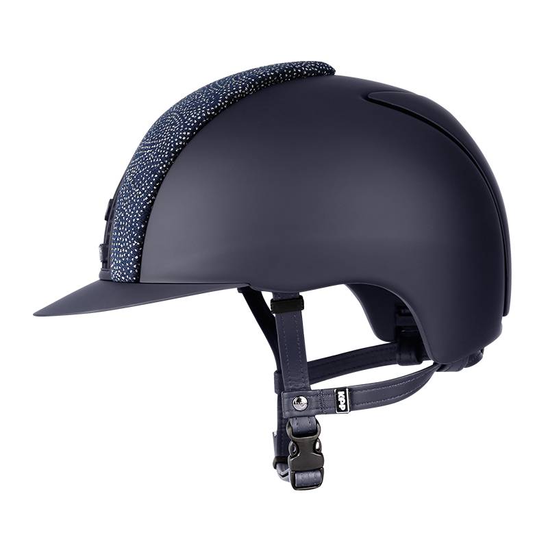 Italian KEP Equestrian helmet (blue flash diamond) adult/children's Rockma horses 8101245