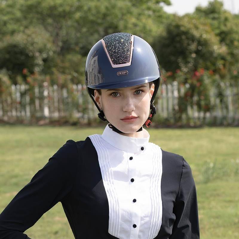 RIF adult horses helmet Children can adjust the helmet riding helmet, fashion big hat, eaves, puppets, hoods