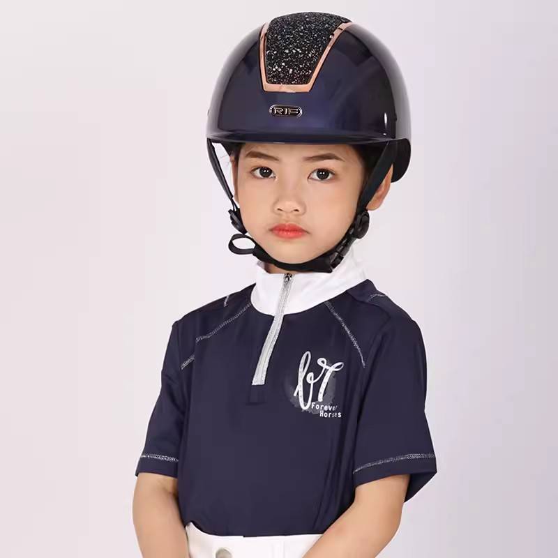 RIF adult horses helmet Children can adjust the helmet riding helmet, fashion big hat, eaves, puppets, hoods