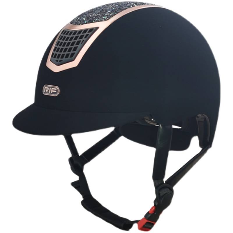 RIF Equestrian helmet riding helmet Children's adult equestrian disorder helmet big hat big brim helmet EU security certification